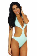 Soah Tammara Aqua One Piece - SWIMWEAR - SOAH - Free Vibrationz - 4